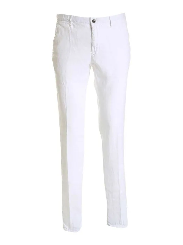 Incotex Pantalons Décontractés - Blanc - Blanc | 14S10090865014