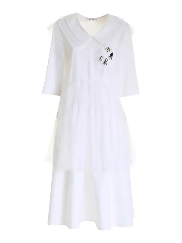 Vivetta Maxi Au Genou - Blanc - Blanc - Femme | 21EV2S0H02106501101