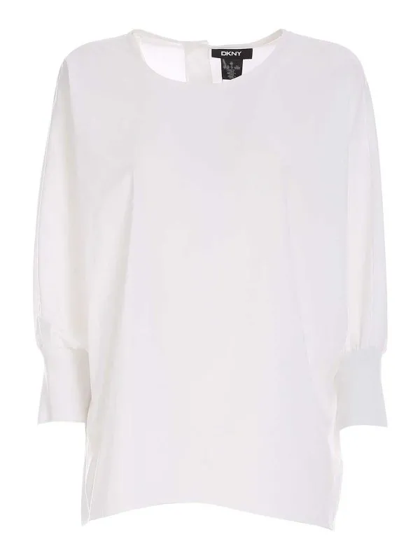 Dkny Blouse - Blanc - Blanc - Femme | P0DA0FL2WHT | thebs.com