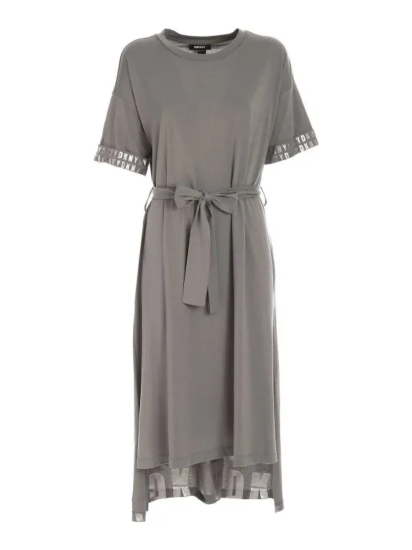 Dkny Maxi Robe - Gris - Gris - Femme | P0DD0FQ8XKT | thebs.com