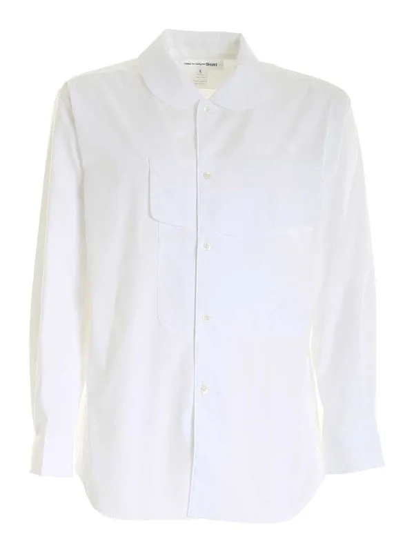 Comme Des Garcons Shirt Chemise - Blanc - Blanc - Homme | FGB0742