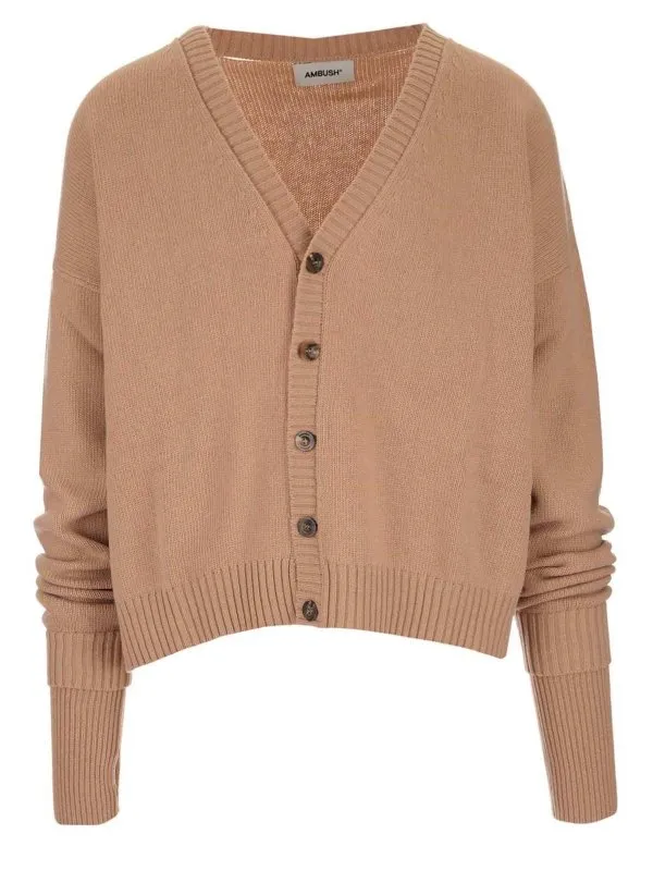 Ambush Cardigan - Camel - Camel - Homme | BMHB005F21KNI0016262