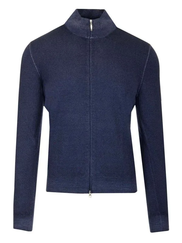 Barba Cardigan - Bleu - Bleu - Homme | 22792555440905