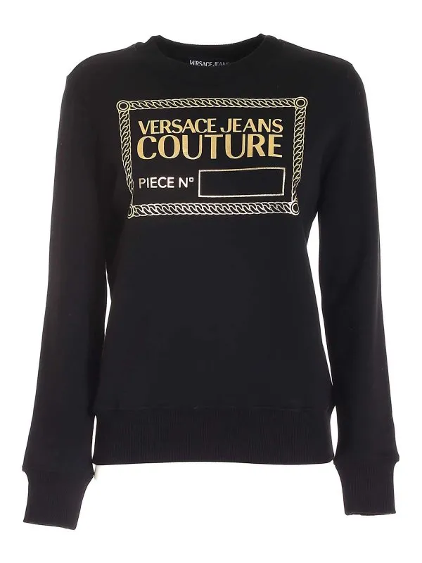 Versace Jeans Couture Sweat-Shirts - Noir - Noir | 71HAIT12CF00TG89