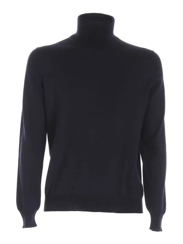 Paolo Fiorillo Pull Col Roulé - Bleu - Bleu | 5515714290598