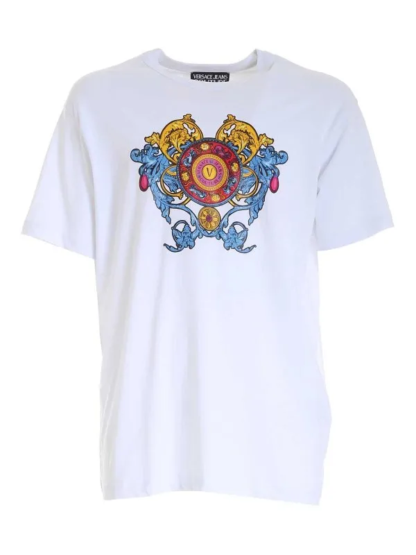 Versace Jeans Couture T-Shirt - Blanc - Blanc | 71GAHT17CJ00O003