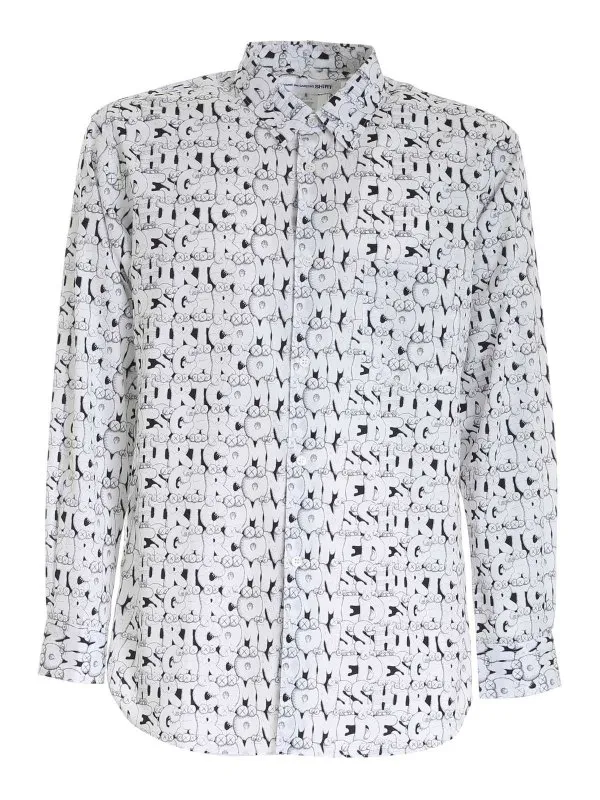 Comme Des Garcons Shirt Chemise - Blanc - Blanc | FHB029W211