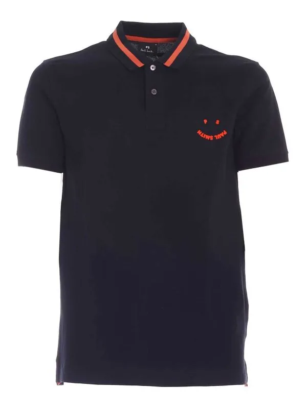 Paul Smith Polo - Ps Happy - Noir - Homme | M2R150LPG2126679
