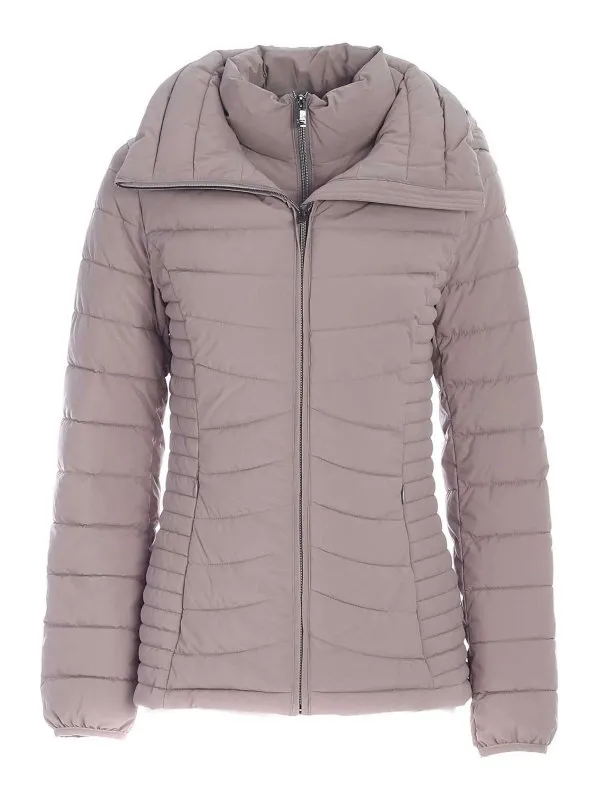 Dkny Manteau Rembourré - Gris - Gris - Femme | DL1MP298THI