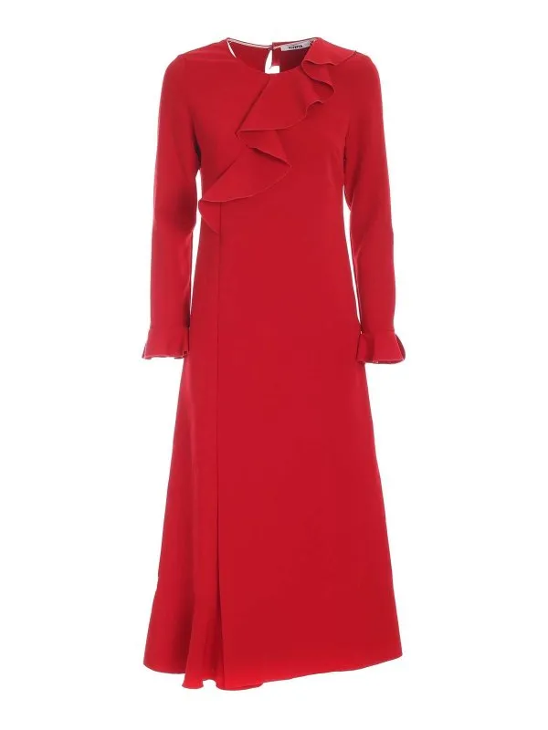 Vivetta Maxi Robe - Rouge - Rouge - Femme | 21IV2M0H0615A704625