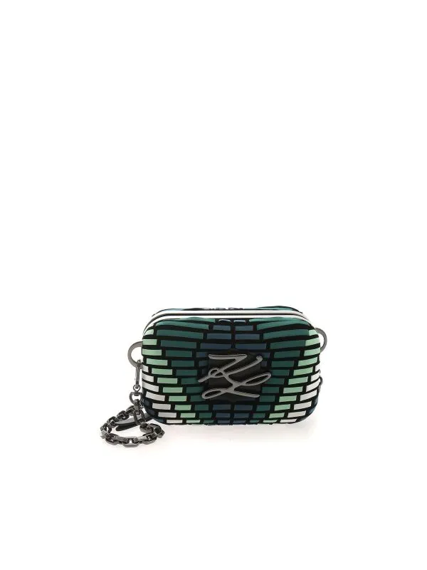 Karl Lagerfeld K/Autograph Minaudiere Whip - Vert | 216W3049A620