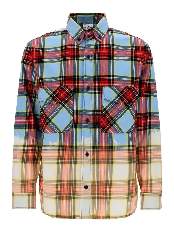 Marcelo Burlon County Of Milan Chemise - Tartan | CMGA073S21FAB0012540
