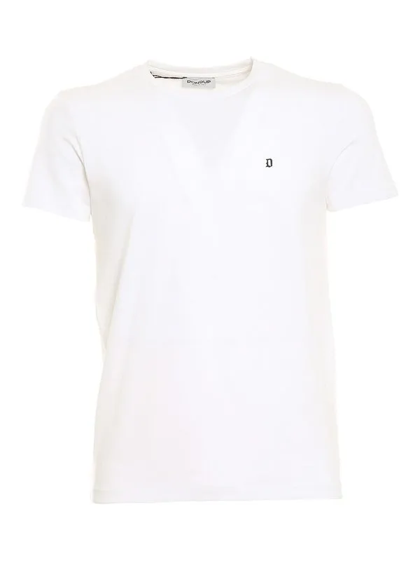Dondup T-Shirt - Blanc - Blanc - Homme | US221JS0125UZL4000