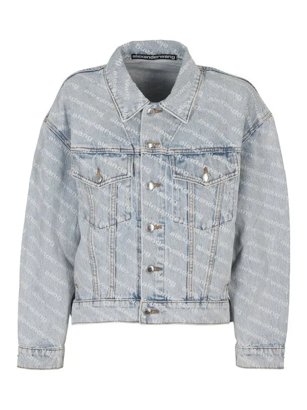 Alexander Wang Veste En Jean - Clair Délavé | 4DC2202756270