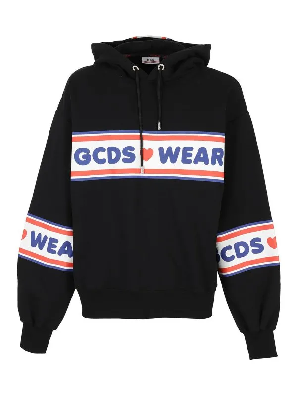 Gcds Sweat-Shirts - Noir - Noir - Homme | CC94M02150502