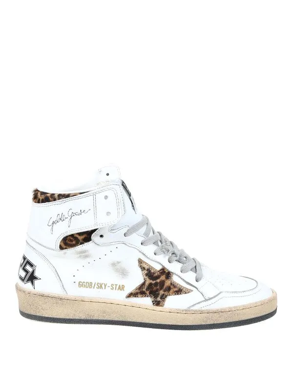 Golden Goose Baskets - Sky Star - Blanc | GWF00230F00219310805