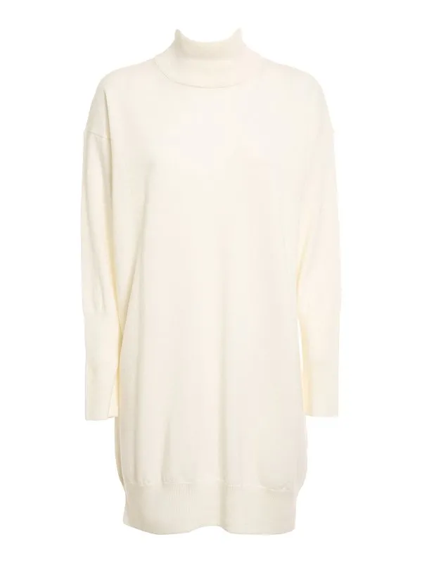 Dondup Robe Courte - Blanc - Blanc - Femme | DA242M00797D002003
