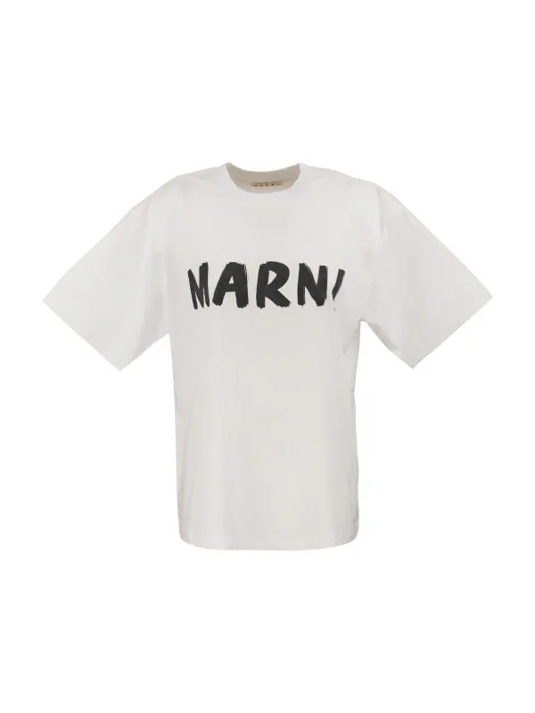 Marni T-Shirt - Blanc - Blanc - Femme | THJET49EPHUSCS11LOW01