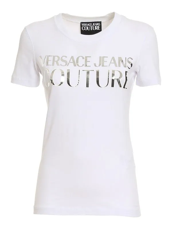 Versace Jeans Couture T-Shirt - Blanc - Blanc | 72HAHG01CJ02GS03
