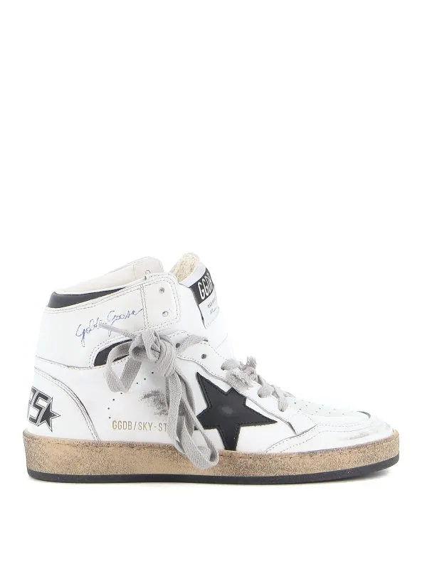 Golden Goose Baskets - Sky Star - Blanc | GWF00230F00219010283