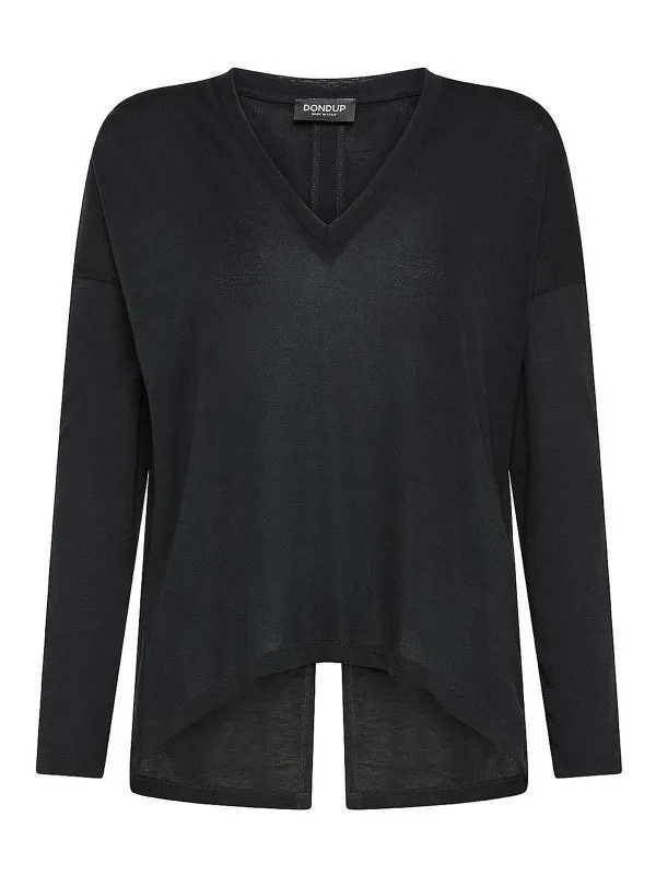 Dondup T-Shirt - Noir - Noir - Femme | S993JF0337DHI9DD999
