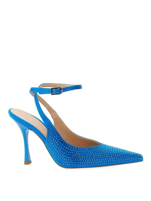 Leonie Hanne Chaussures À Talon - Argent - Bleu | SA3157TX001S3049