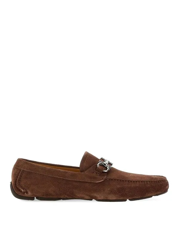 Ferragamo Mocassins - Marron - Marron - Homme | 768074020350061