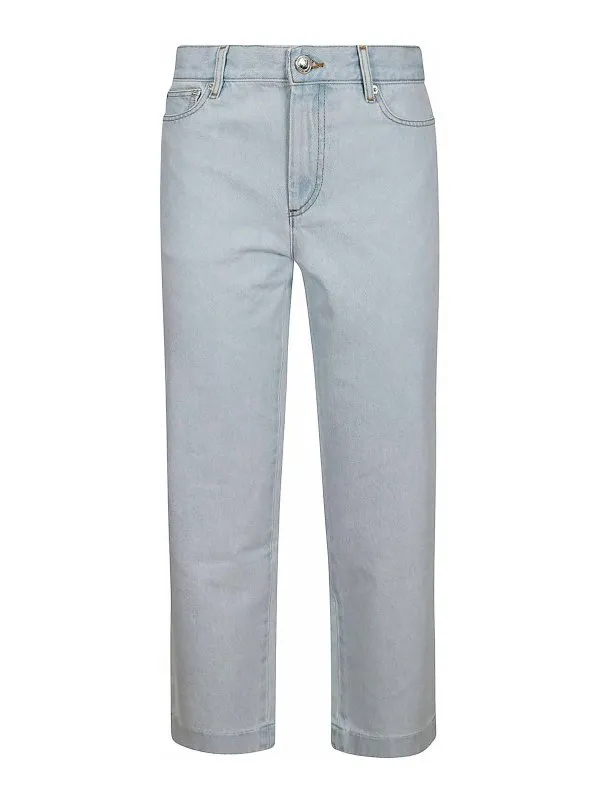 A.P.C. Jean Droit - Bleu - Bleu - Femme | COGXKF09131AAF