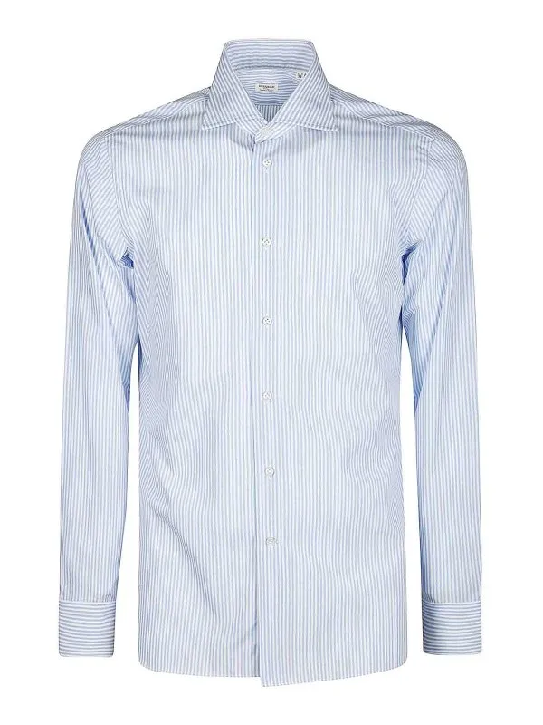 Borriello Napoli Chemise - Multicolore - Bleu Clair | 150201