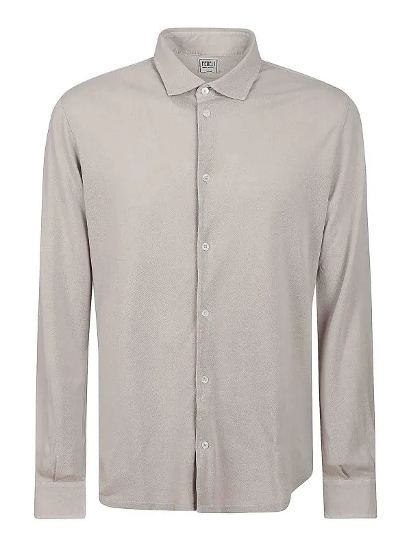 Fedeli Chemise - Robert - Taupe - Homme | 7UEF0123208