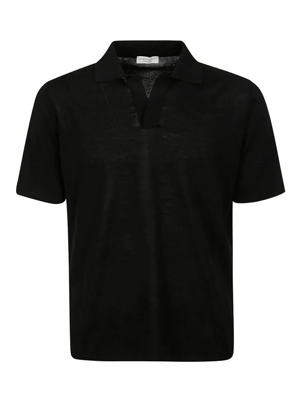 Filippo De Laurentiis Polo - Noir - Noir - Homme | PL0MCSKCR14R990