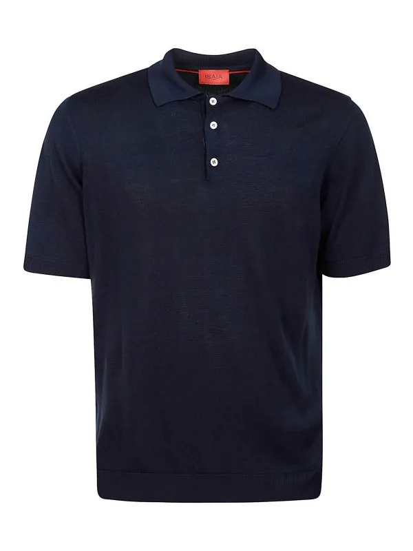 Isaia Polo - Bleu - Bleu - Homme | MG8262Y0470810 | thebs.com