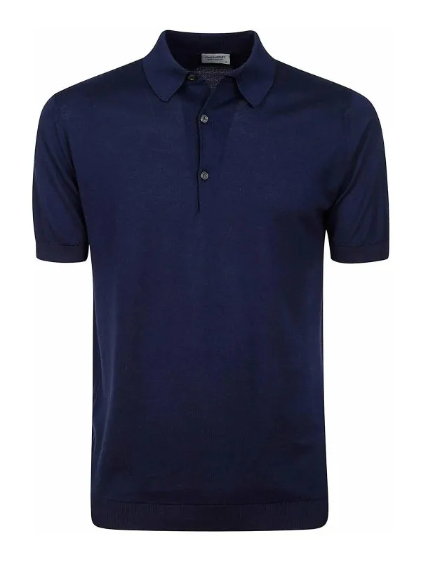 John Smedley Chemise - Bleu Foncé - Bleu Foncé | ADRIANFRENCH
