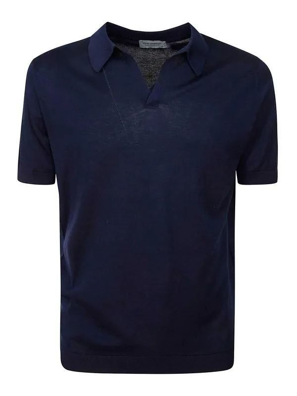 John Smedley Chemise - Bleu Foncé - Bleu Foncé | NOAHFRENCH
