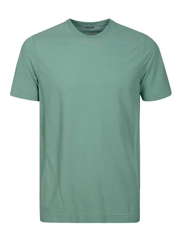 Zanone T-Shirt - Vert - Vert - Homme | 812597ZG380Z2463