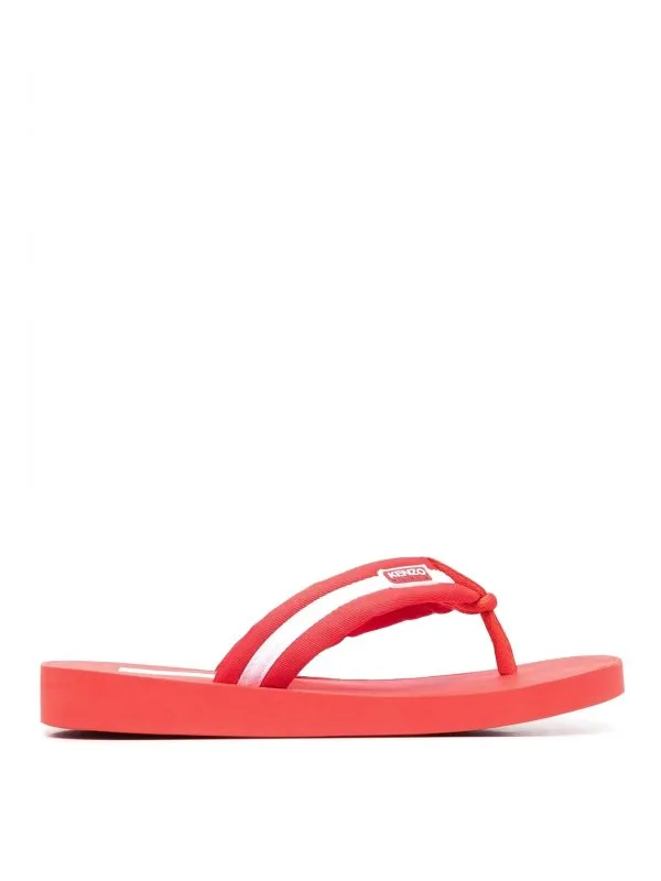 Kenzo Tongs - Rouge - Rouge - Homme | FD55MU090F5121 | thebs.com