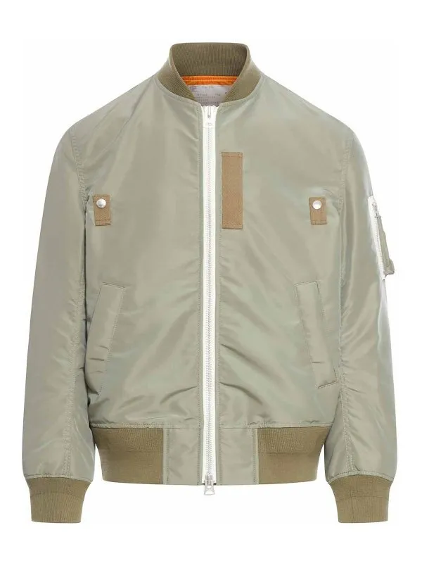 Sacai Veste Casual - Marron Clair - Vert Clair - Homme | SCM201501
