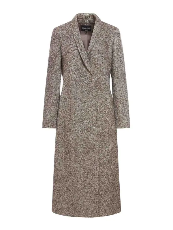 Giorgio Armani Manteau Court - Noir - Gris | 3WHOL0B6T04IOF63J