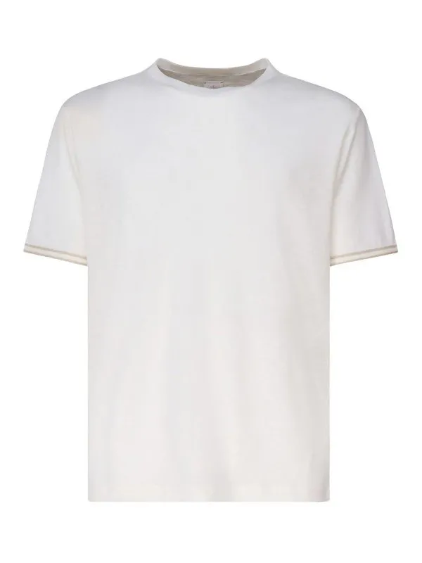 Eleventy T-Shirt - Blanc - Blanc - Homme | I75TSHI10TES0I06801