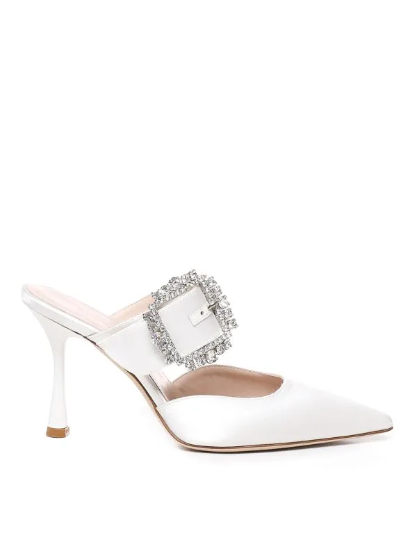 Giuliano Galiano Mules - Blanc - Blanc - Femme | ALENARASOBIANCO