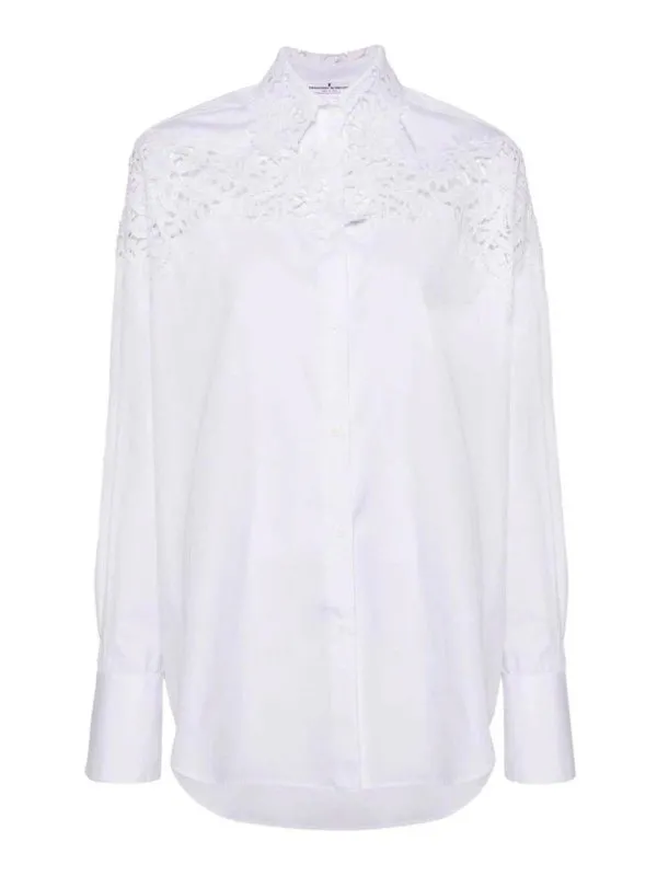 Ermanno Scervino Chemise - Blanc - Blanc - Femme | D442K719BQP10601