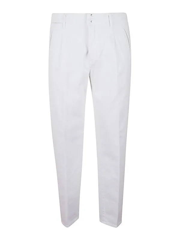 Incotex Blue Division Pantalons Décontractés - Blanc | BDPX000500530111