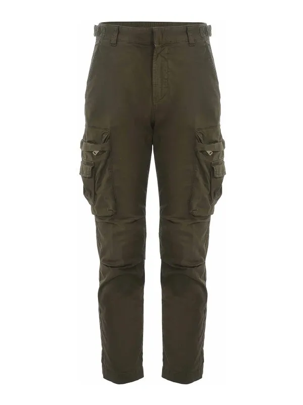 Diesel Pantalons Décontractés - Vert - Vert | A128780NJAF5AF