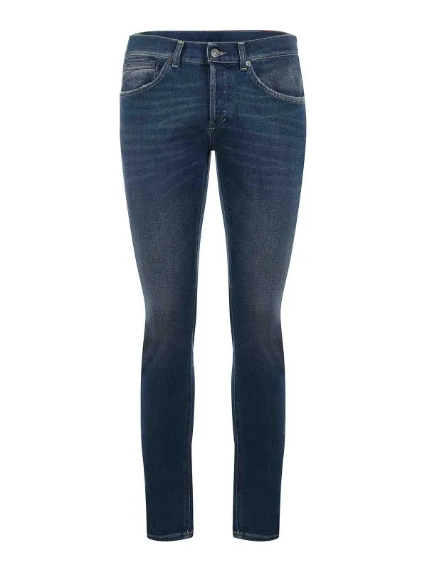 Dondup Jean Droit - George - Denim - Homme | UP232DS0041GW4800