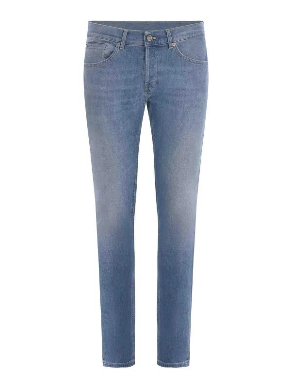 Dondup Jean Droit - George - Bleu Clair - Homme | UP232DS0145GU7800