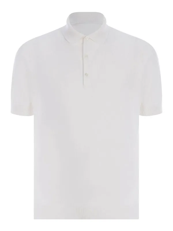 Filippo De Laurentiis Polo - Blanc - Blanc | PL1MCCR14RVU001