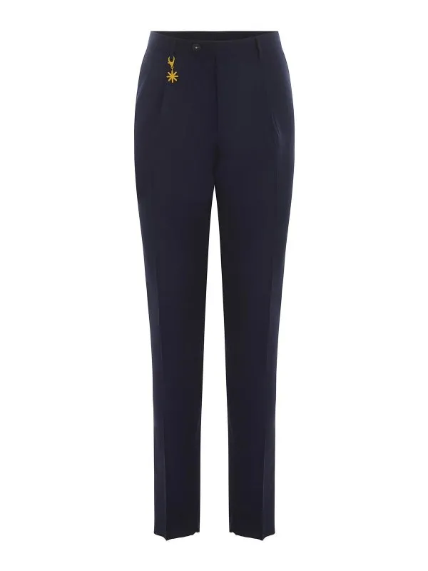 Manuel Ritz Pantalons Décontractés - Bleu - Bleu | P164824000088
