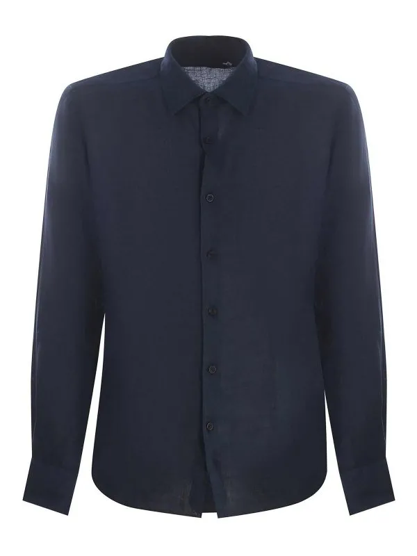 Xacus Chemise - Bleu - Bleu - Homme | 75961195808 | thebs.com