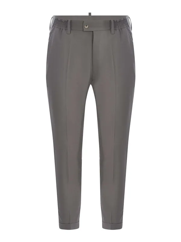 Yes london Pantalons Décontractés - Gris - Gris | XP3212GRIGIO