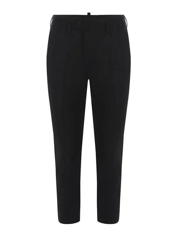 Yes london Pantalons Décontractés - Noir - Noir | XP3212NERO